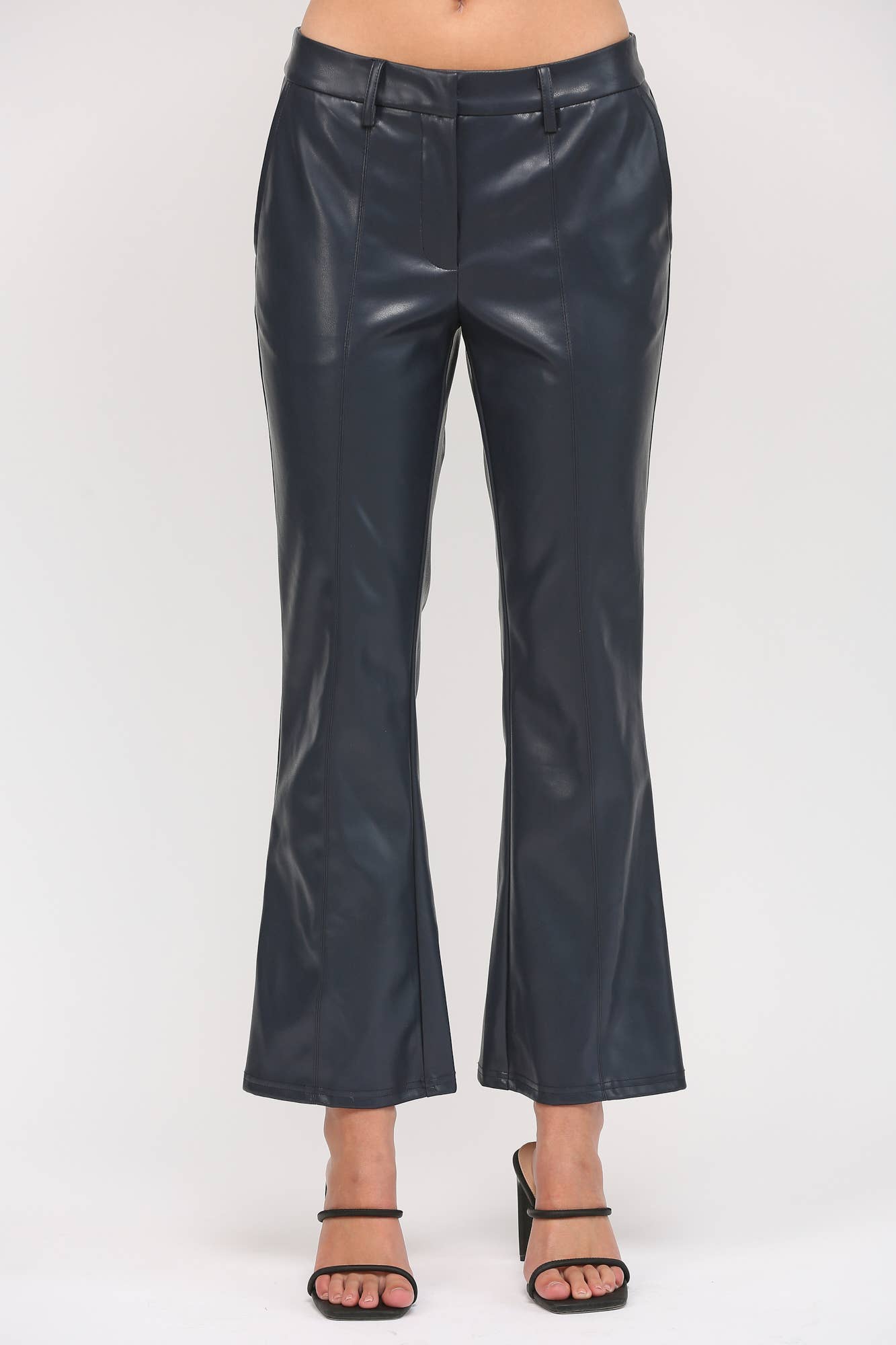 Faux Leather Flare Pant ~SALE $28.80~