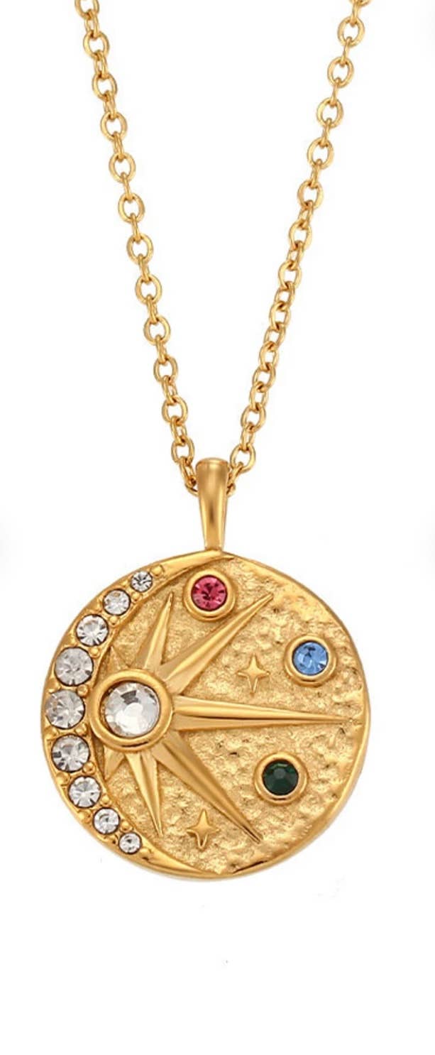 Eclipse Moon Solar lNecklace