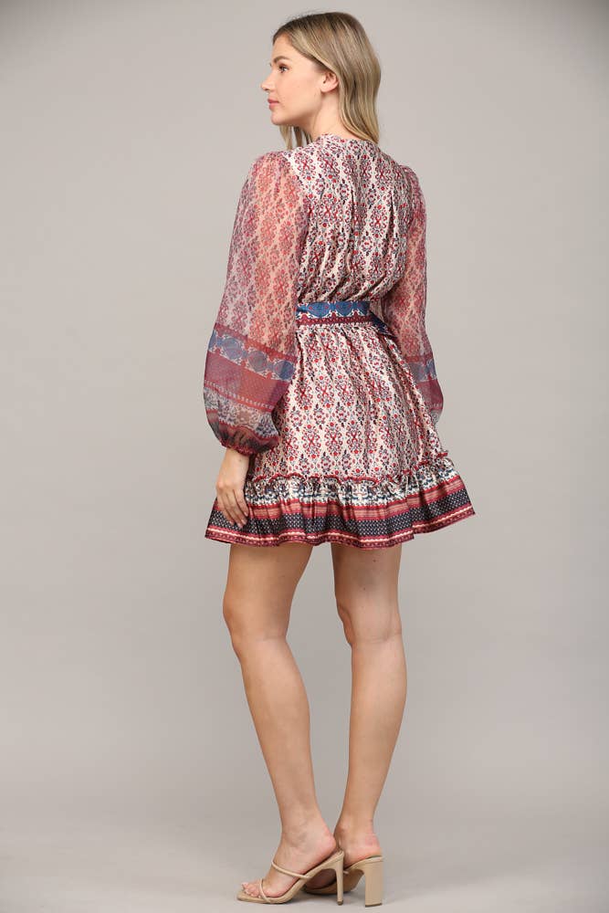 Contrast Sleeve Dress~SALE $40.80~