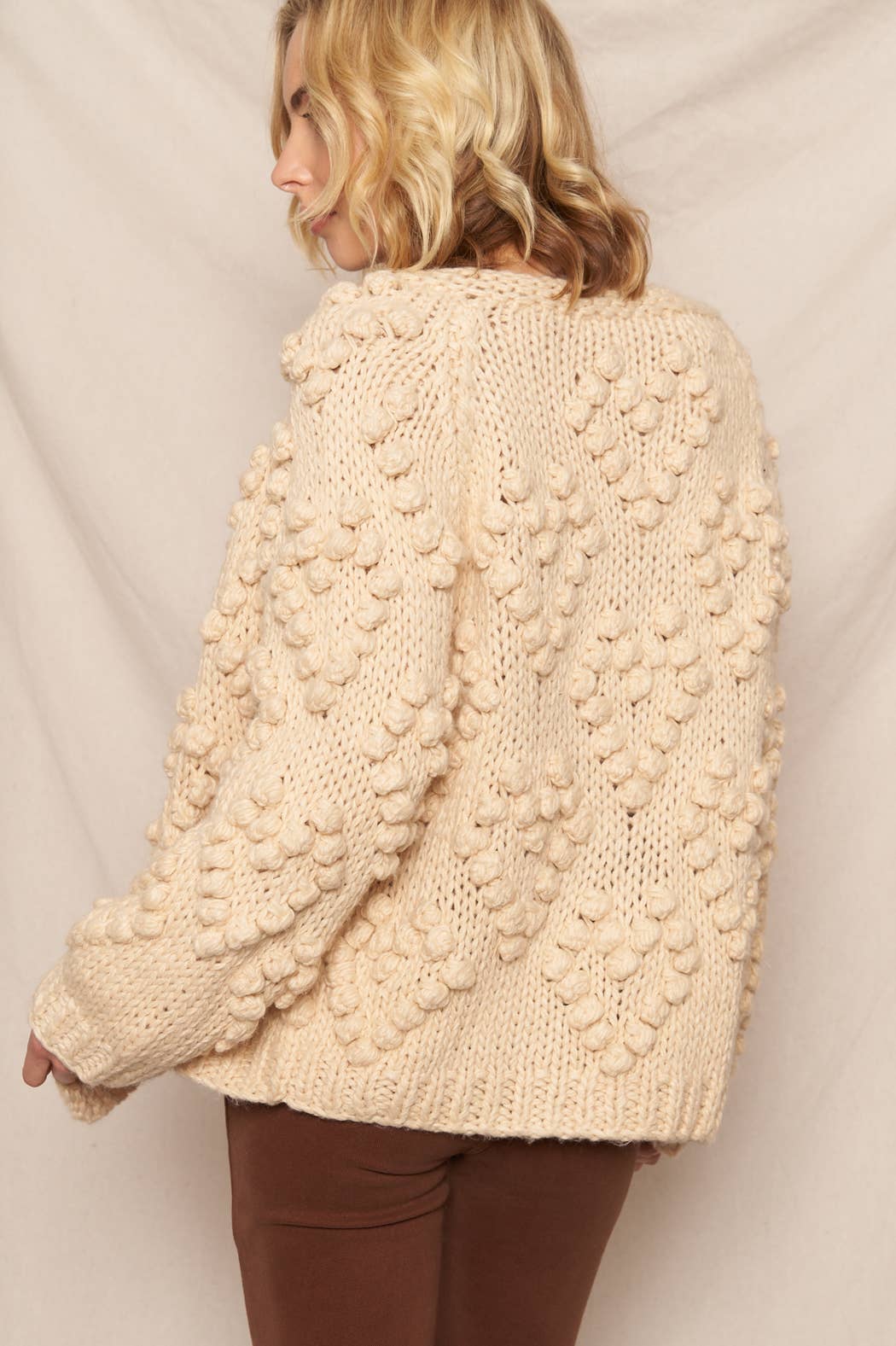 Pom Pom Cardigan ~SALE $38.40~