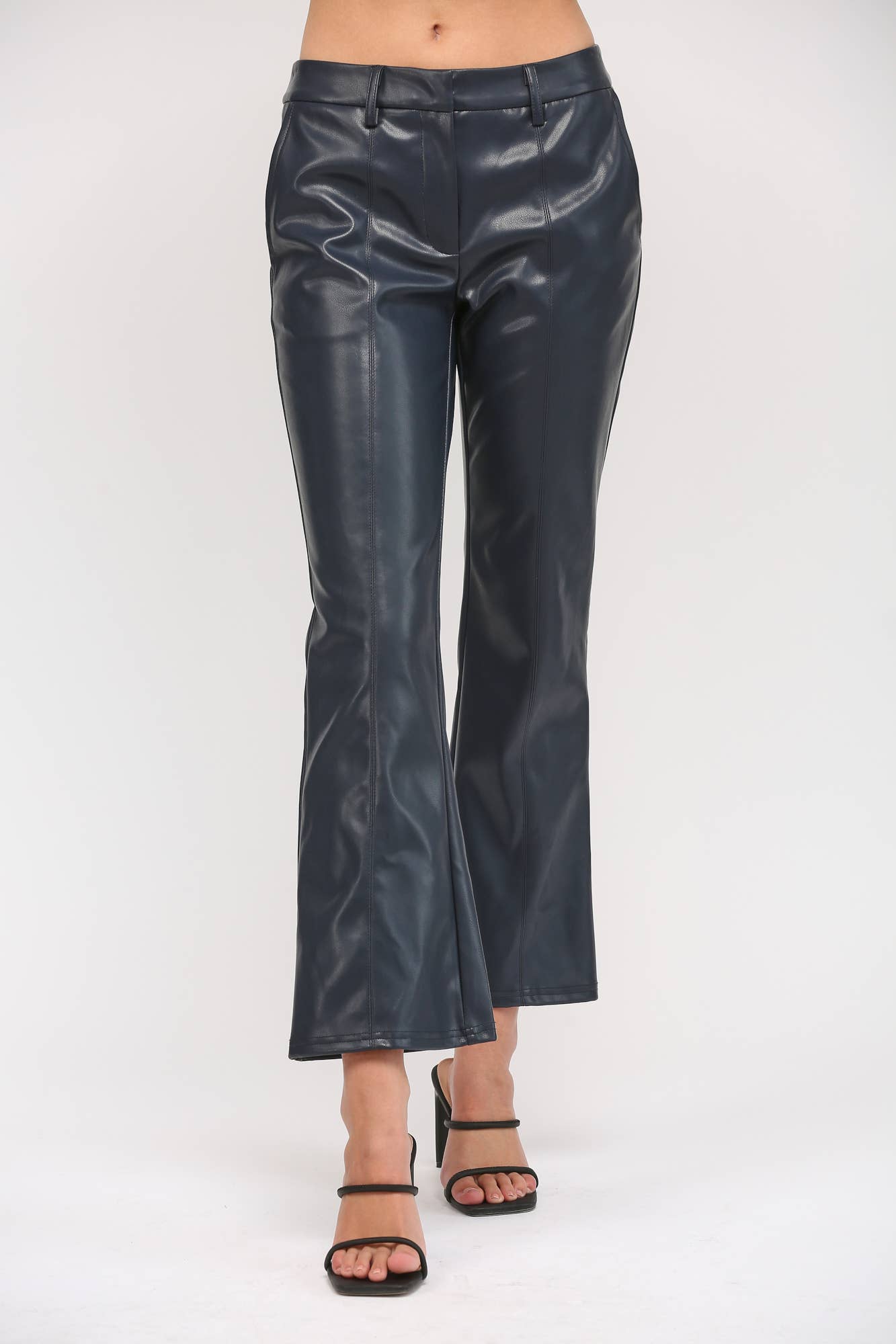 Faux Leather Flare Pant ~SALE $28.80~