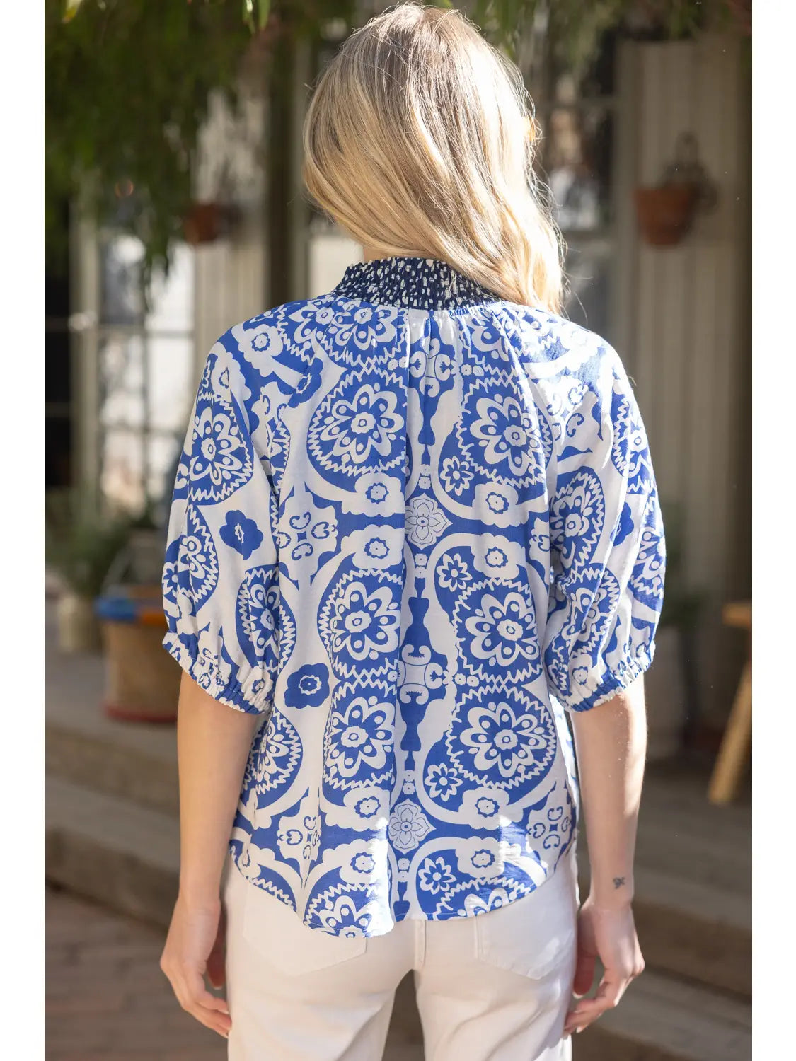 Dahlia Printed Top