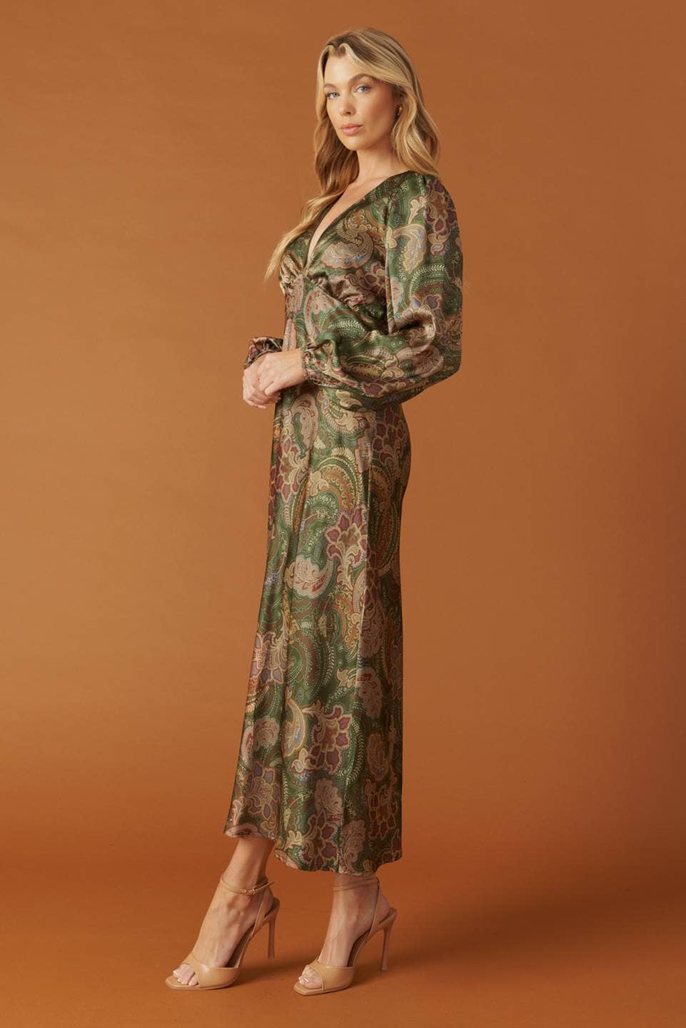 Printed Woven Midi Dress ~SALE 34.40~
