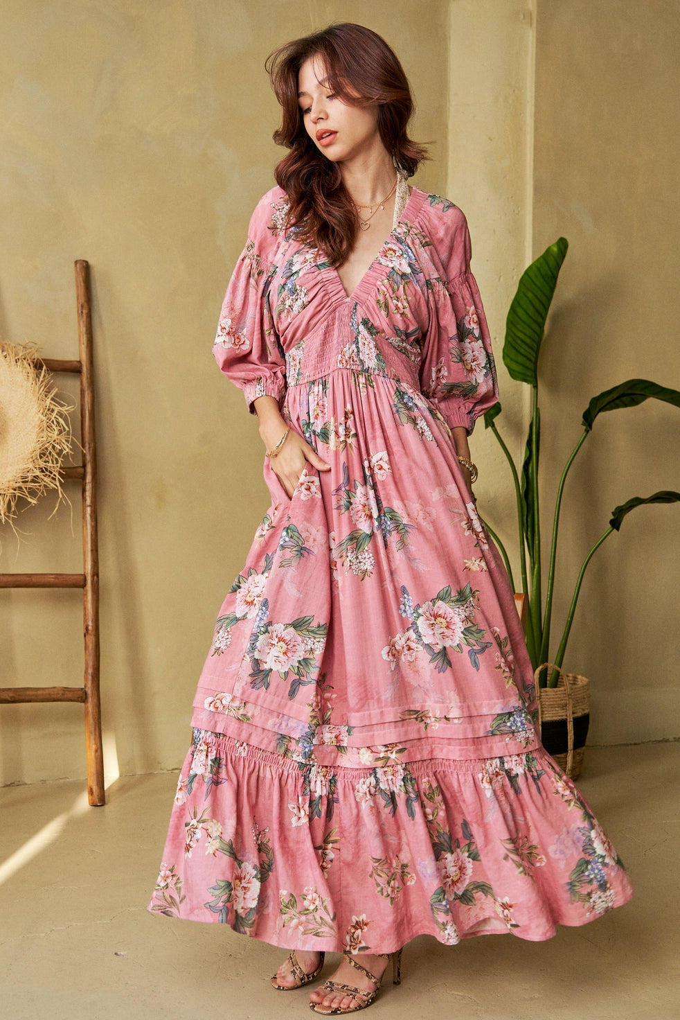 Garden Floral Maxi ~SALE 37.60~