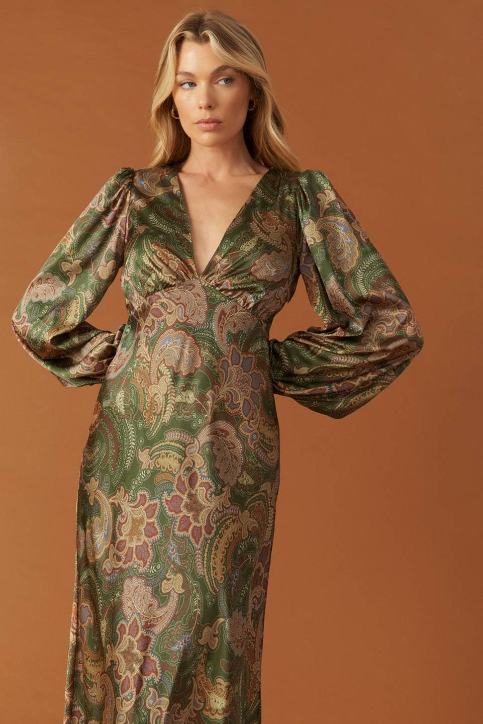 Printed Woven Midi Dress ~SALE 34.40~