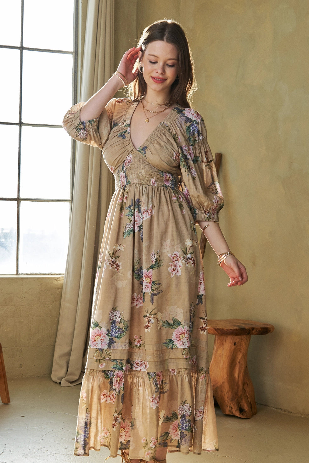 Garden Floral Maxi ~SALE 37.60~