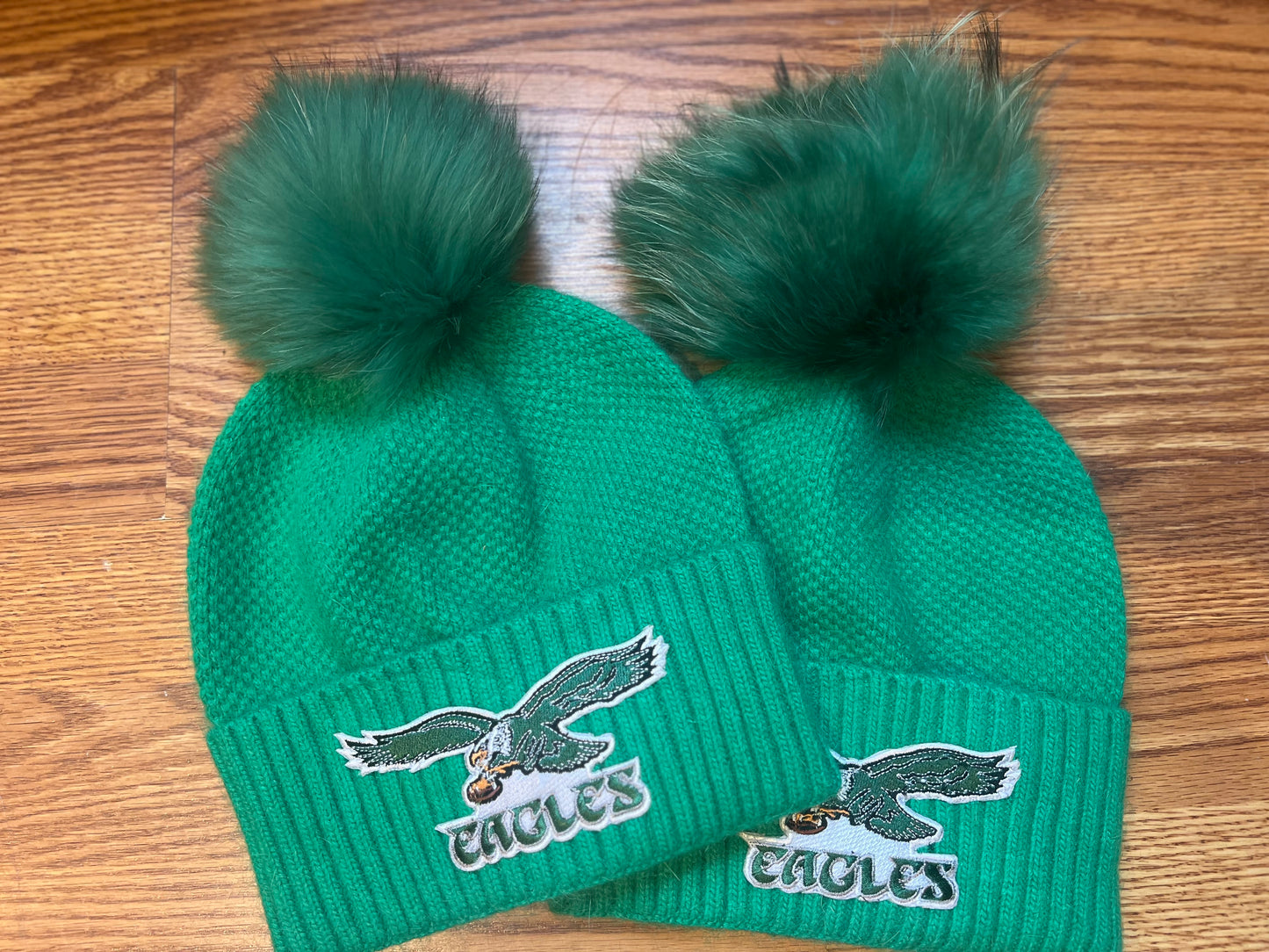 Pom Pom Eagles Beanie