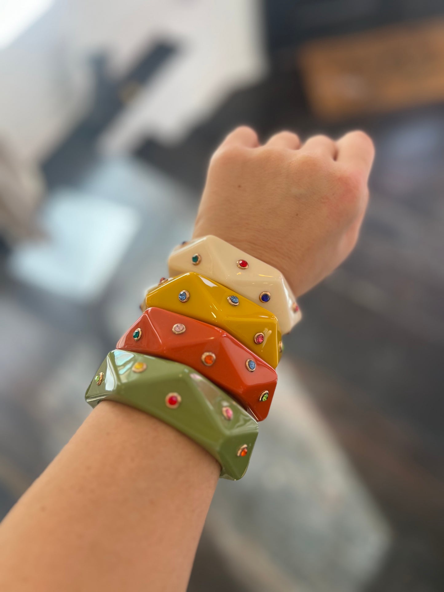 Chunky Embellished Bracelet ~SALE $10.40~