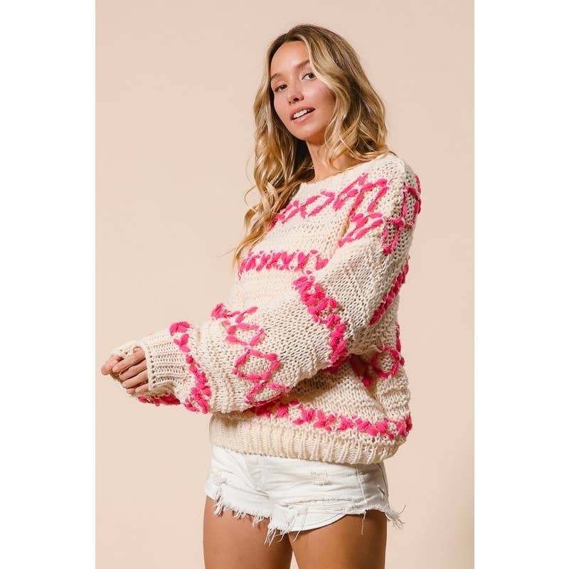 Stitch Detail Sweater ~SALE $31.20~