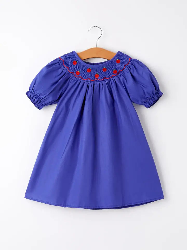 Apple Embroidered Dress