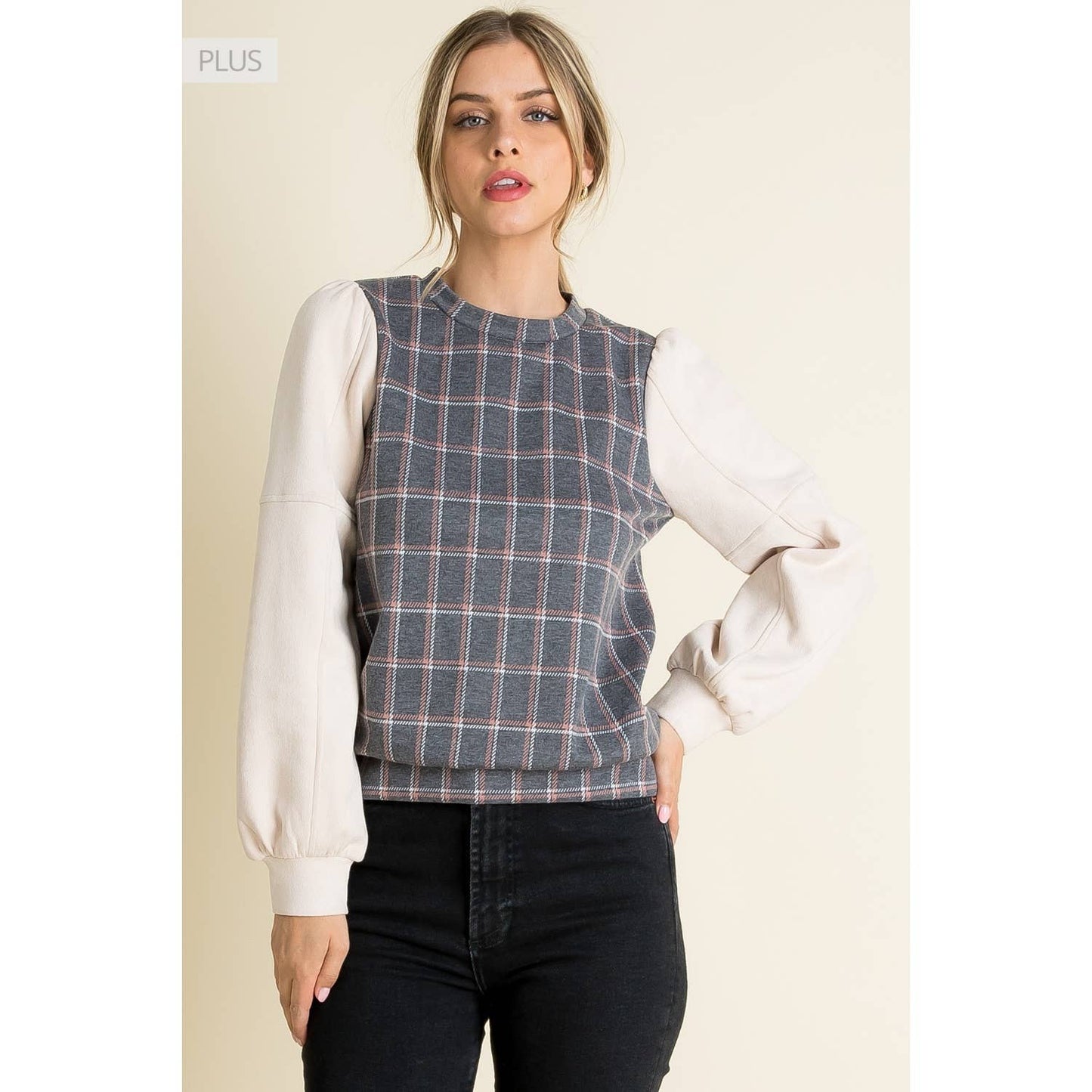 Plaid Pullover Sweater ~SALE $36.80~