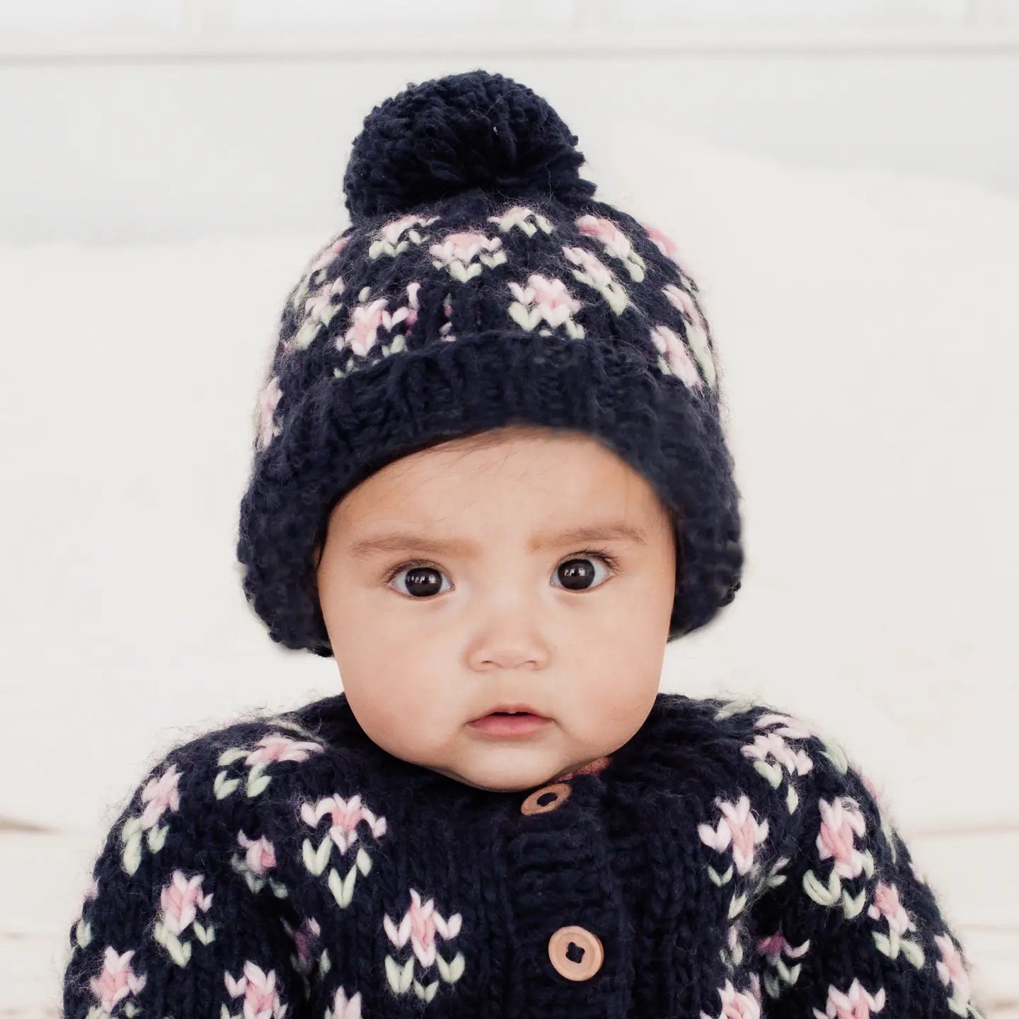 Bitty Blooms Indigo Hat