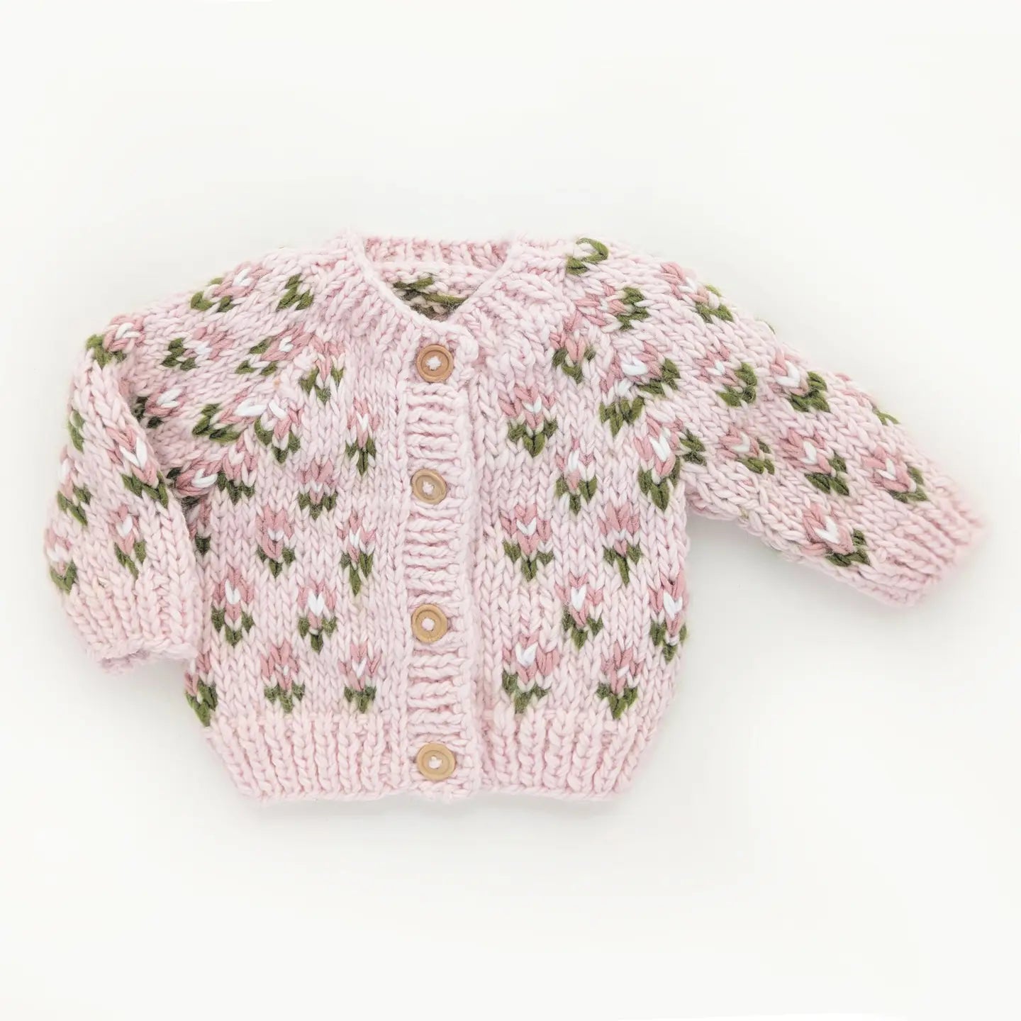 Bitty Blooms Blush Cardigan