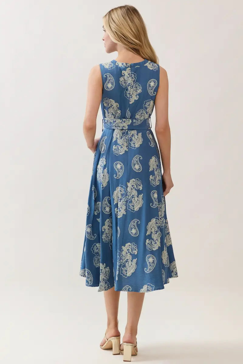 Paisley Midi Dress