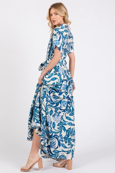 Printed Button-Down Maxi Dress (More Colors)