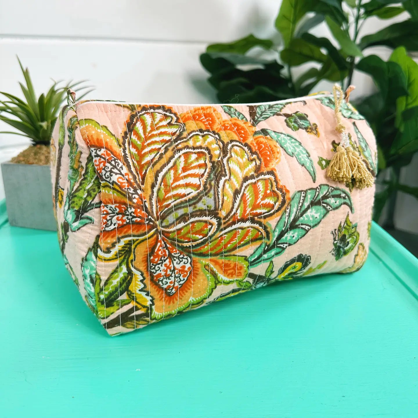 Quilted Cosmetic Bag (More Colors)