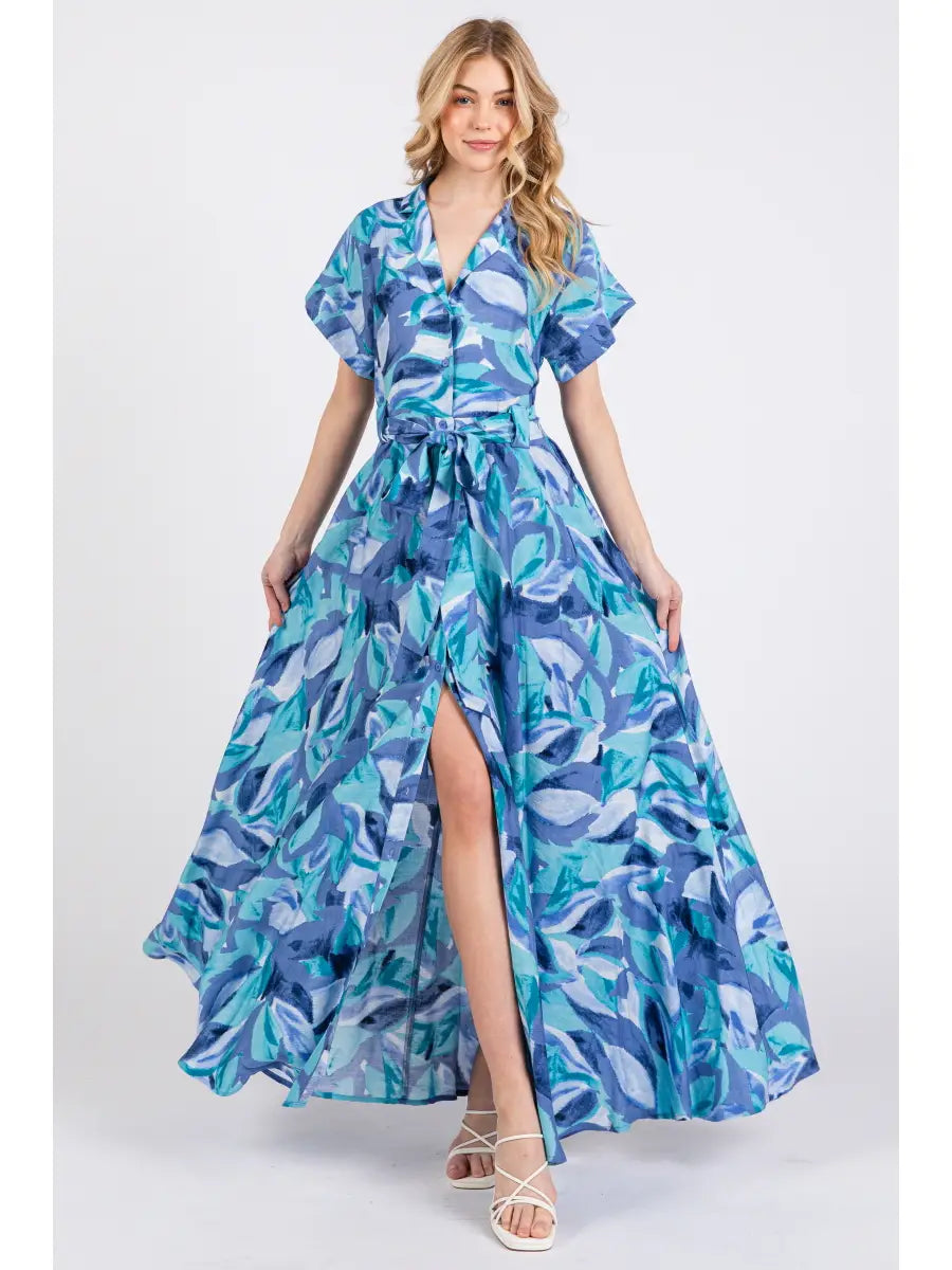 Sadie Button Down Maxi