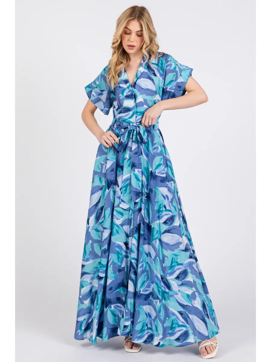 Sadie Button Down Maxi