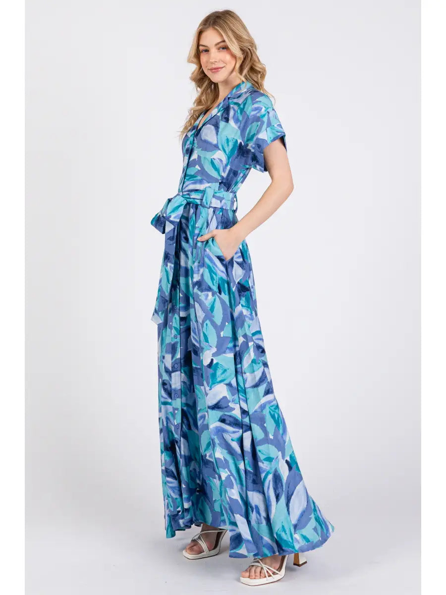 Sadie Button Down Maxi