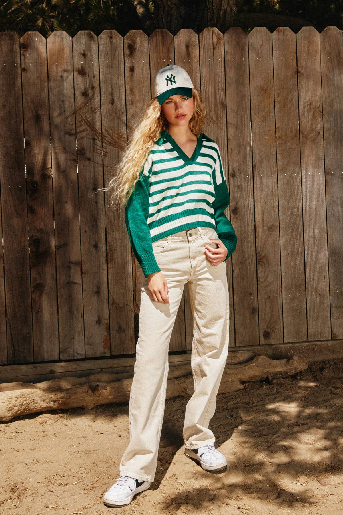 Solid And Striped Collared Sweater~SALE $32.80~