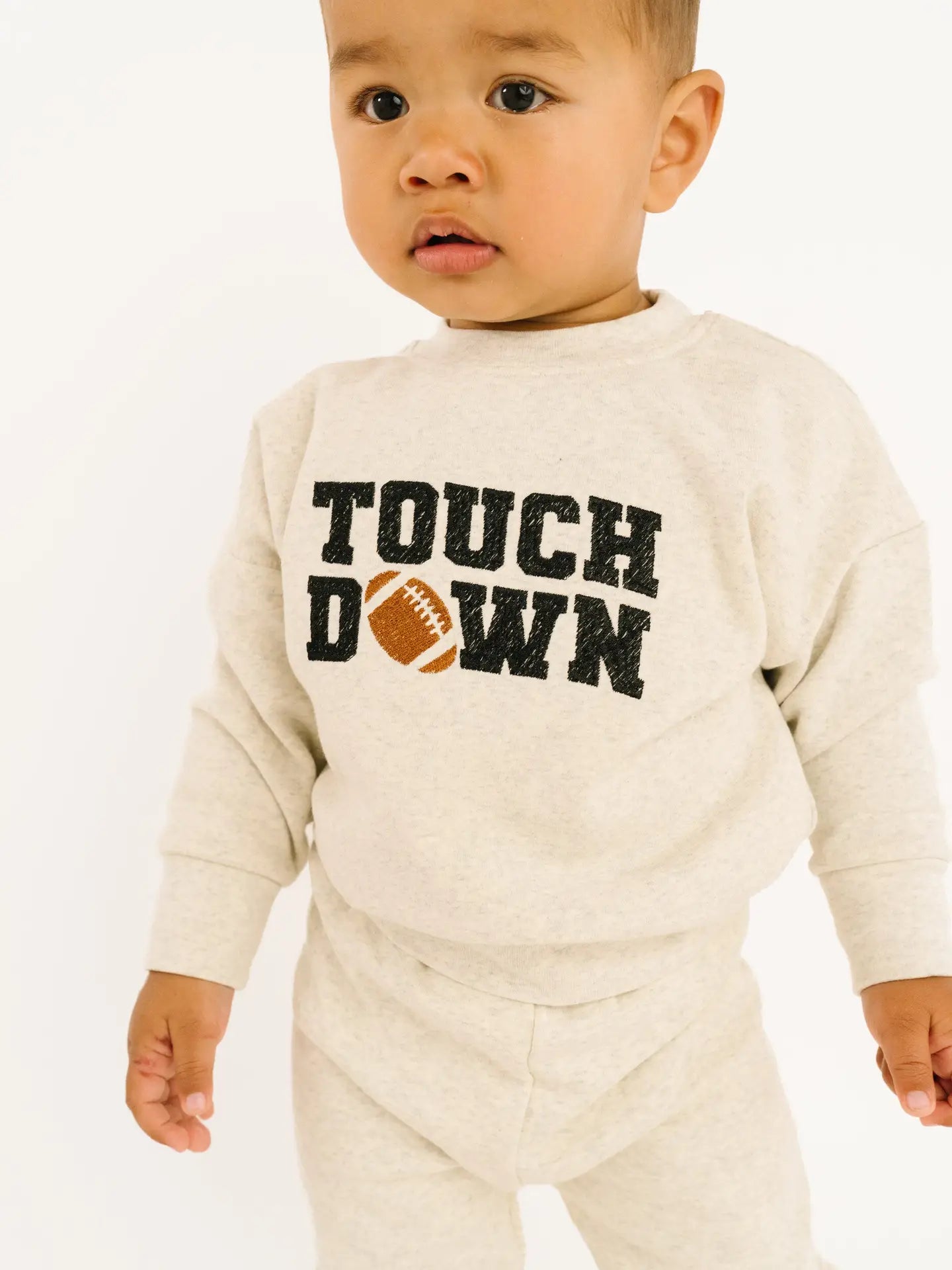 Touchdown Embroidered Crewneck Set