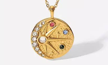 Eclipse Moon Solar lNecklace
