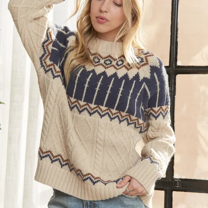 Cable Knit Sweater~SALE $34.40~