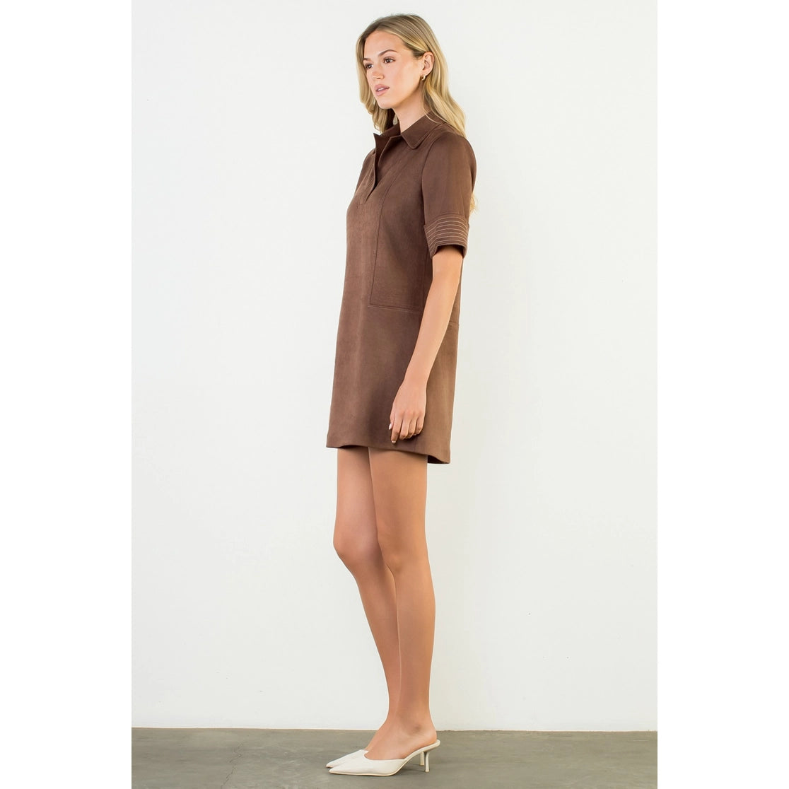 Addy Suede Dress