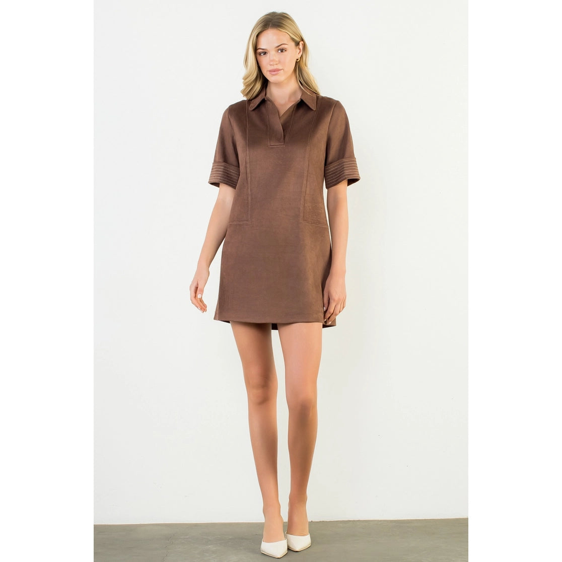 Addy Suede Dress
