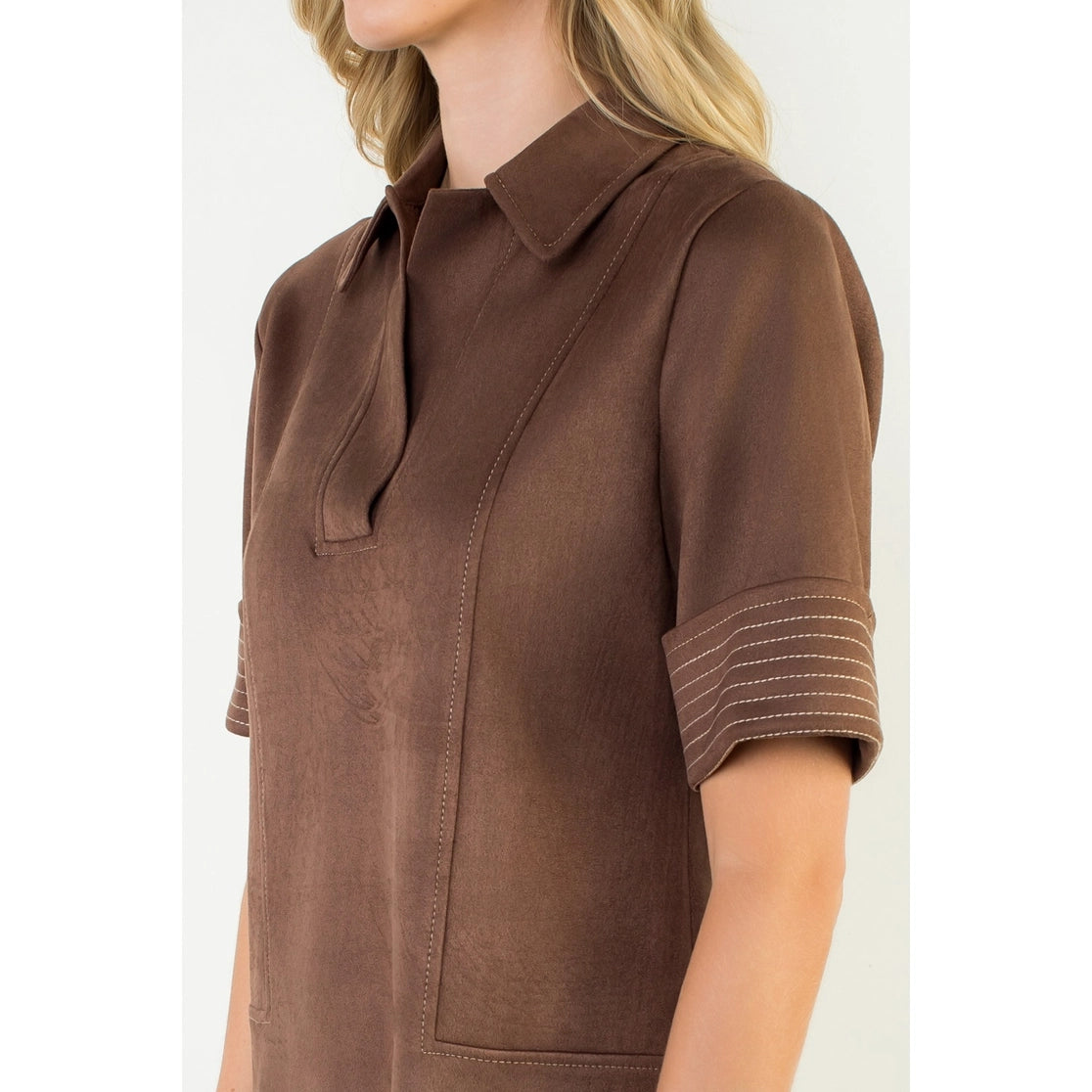 Addy Suede Dress