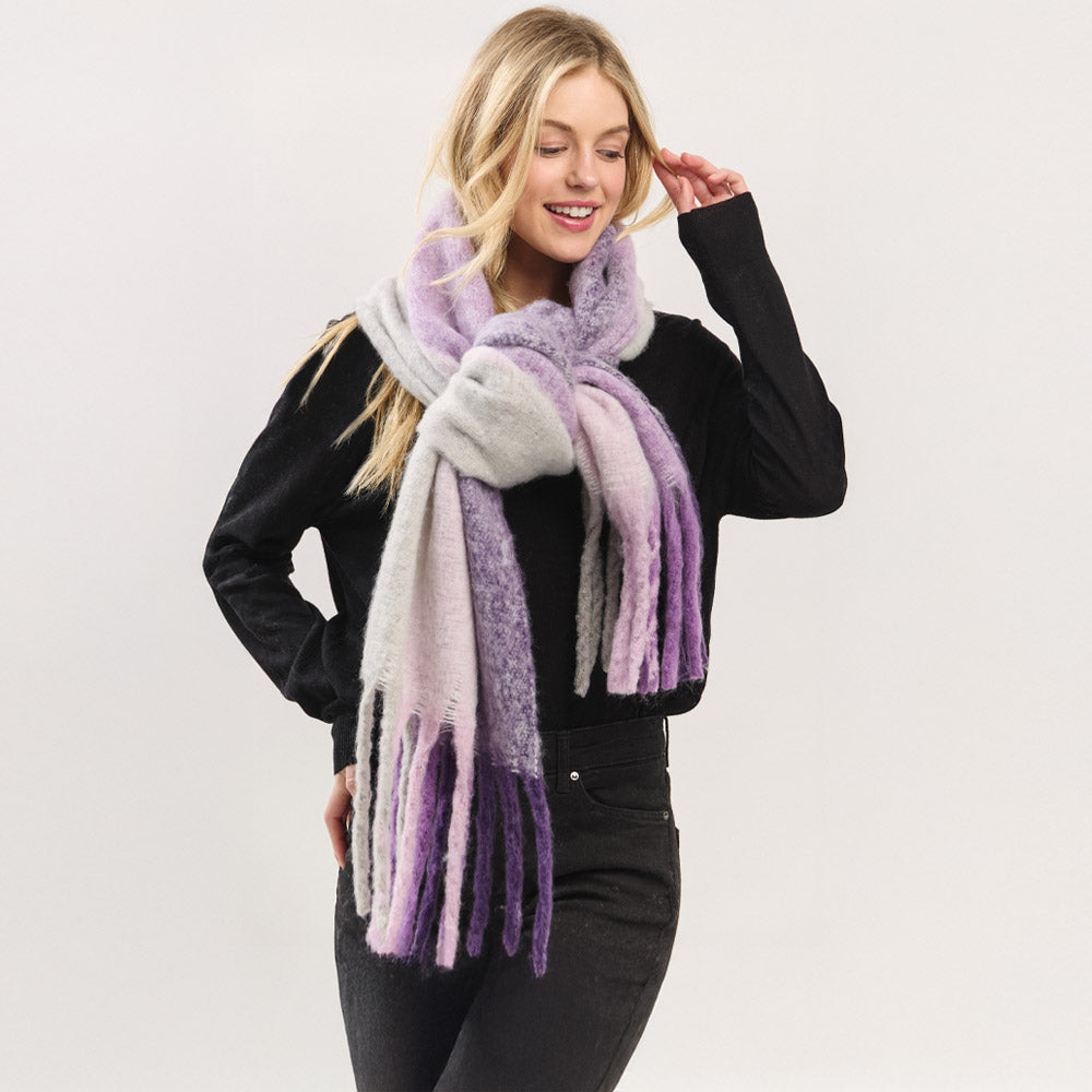 Colorblock Oversized Scarf (More Colors)