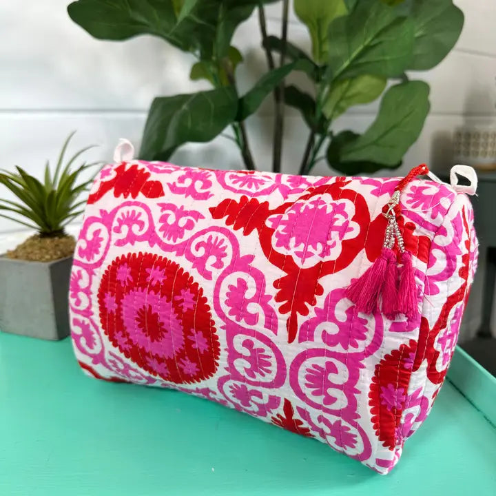 Quilted Cosmetic Bag (More Colors)