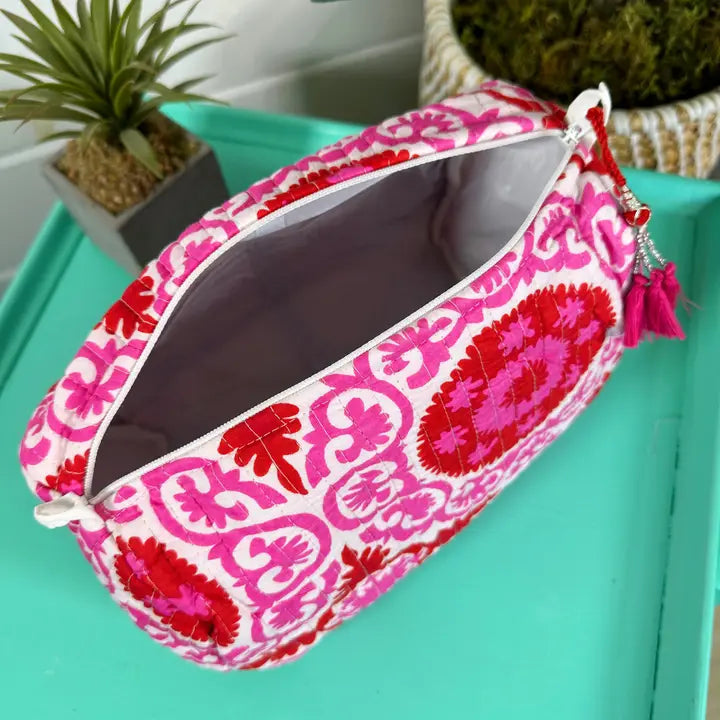 Quilted Cosmetic Bag (More Colors)