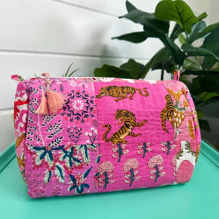 Quilted Cosmetic Bag (More Colors)