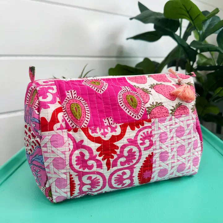 Quilted Cosmetic Bag (More Colors)