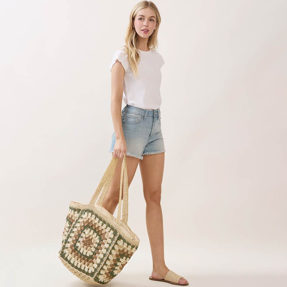 Granny Stitch Crochet Tote