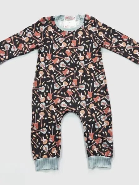 Rockin' Guitar Romper ~Originally $26~