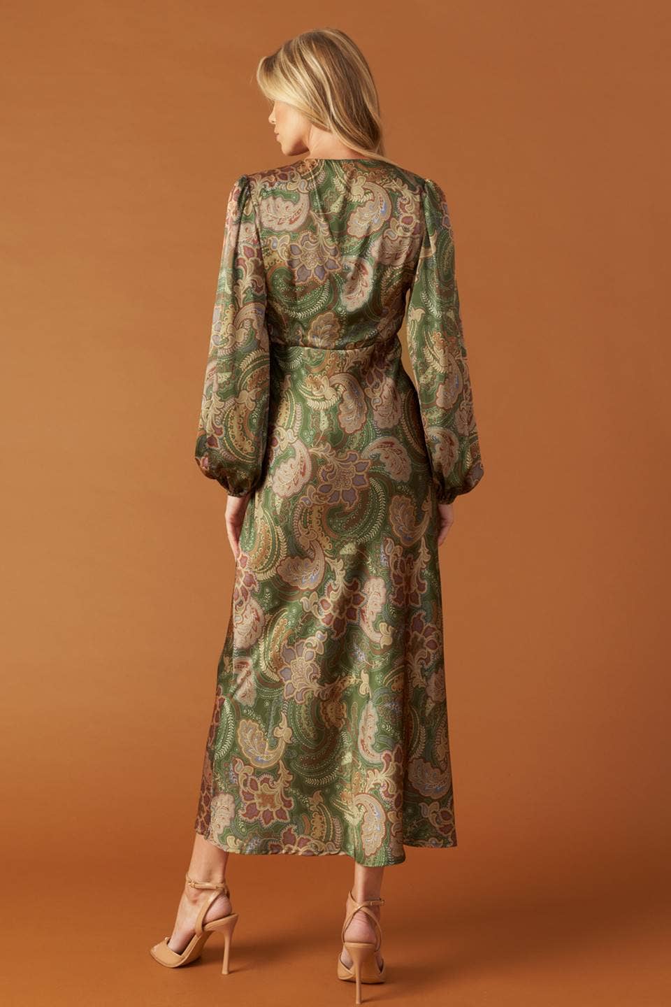 Printed Woven Midi Dress ~SALE 34.40~