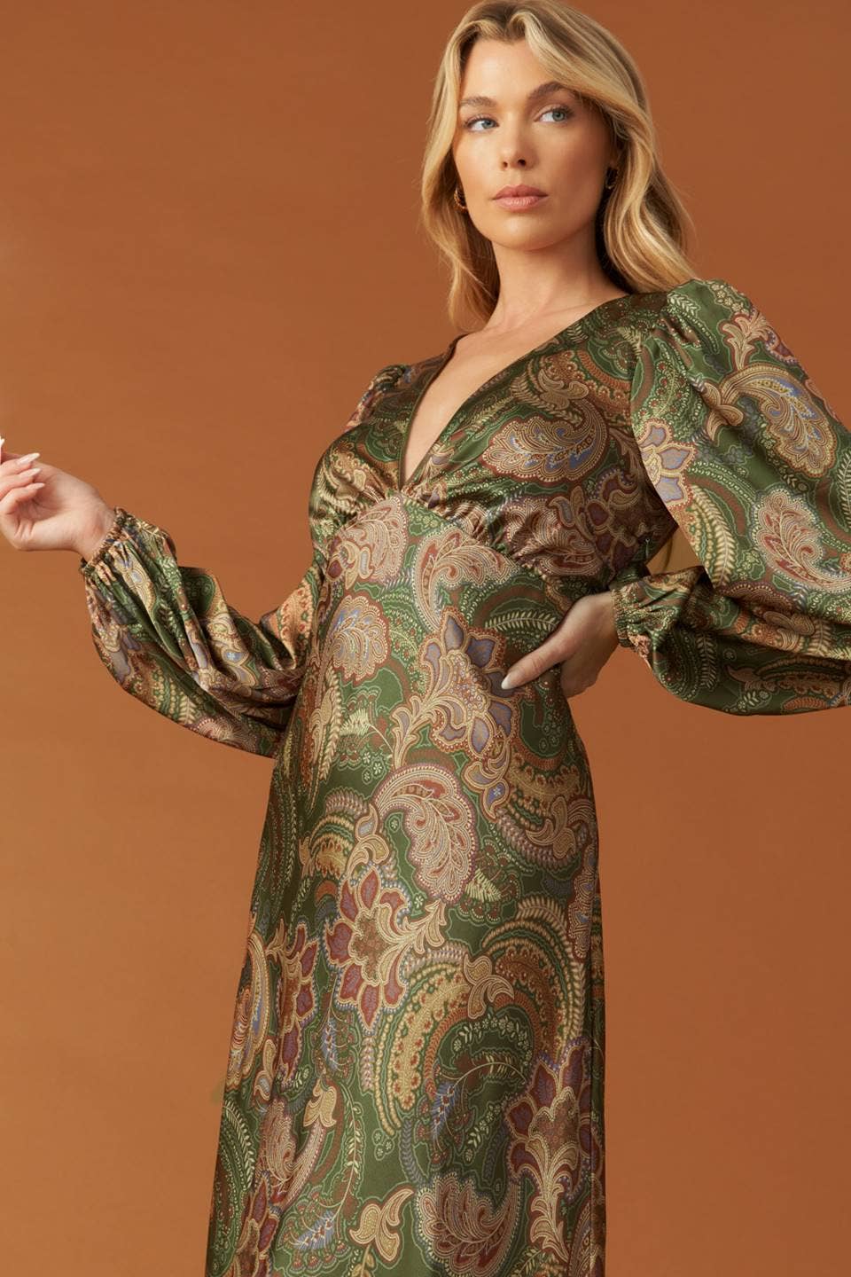 Printed Woven Midi Dress ~SALE 34.40~