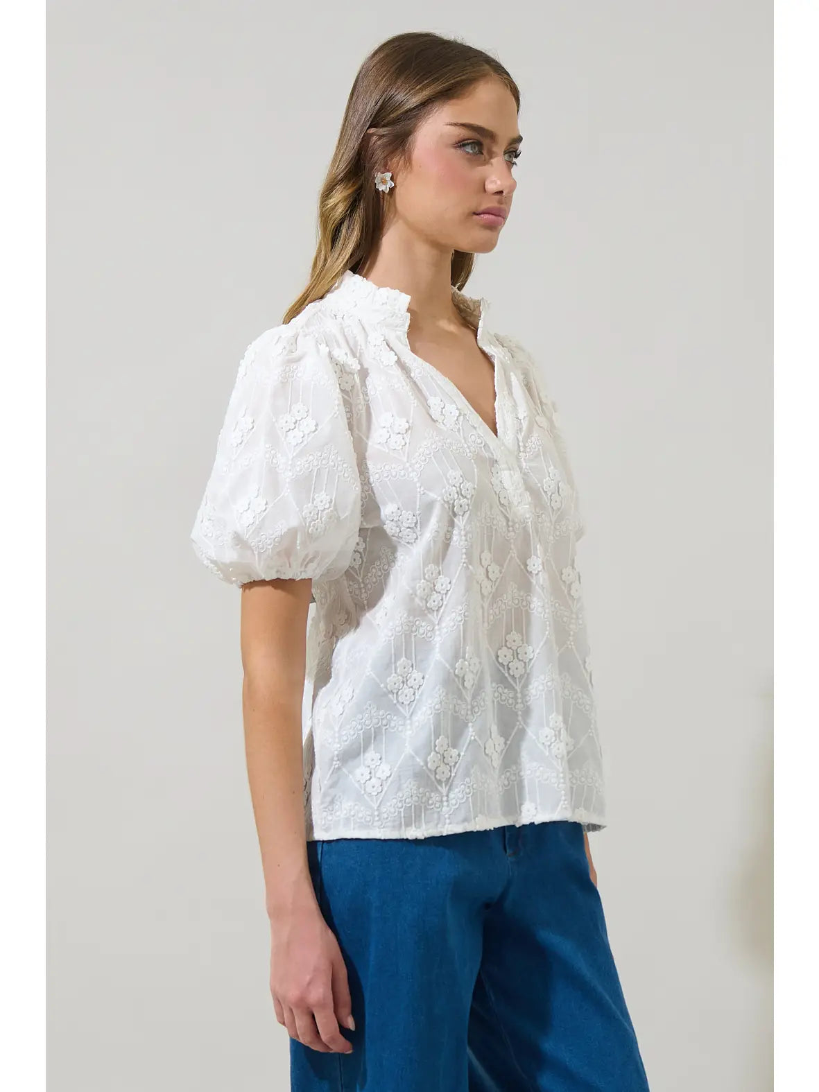 Joicy Embroidered Top
