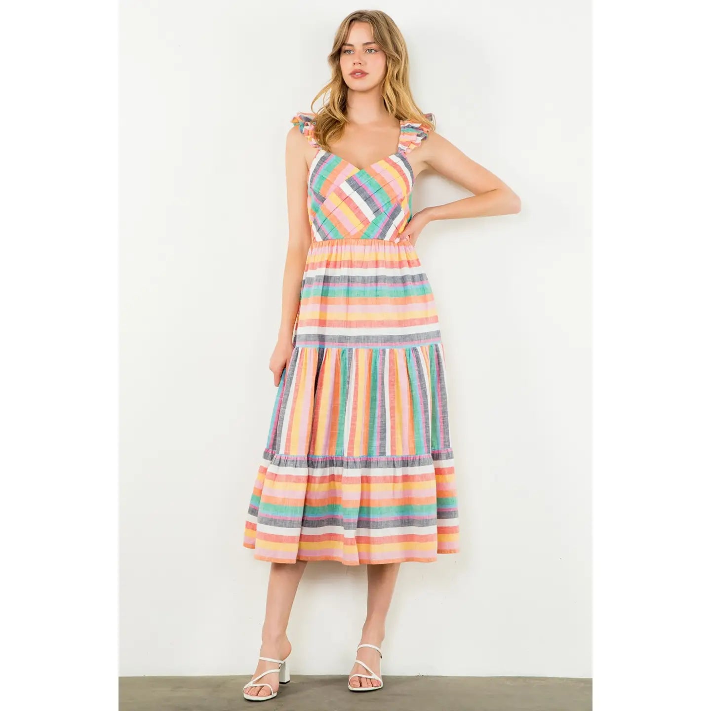 Delaney Striped Dress
