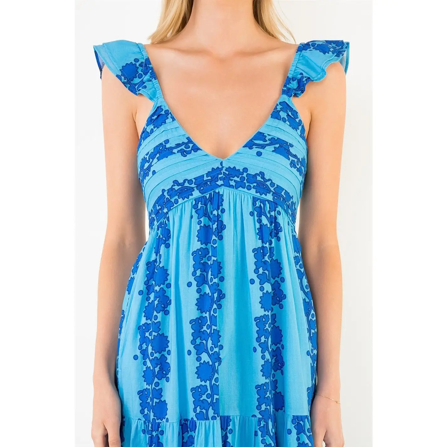 Cara Flutter Sleeve Dress