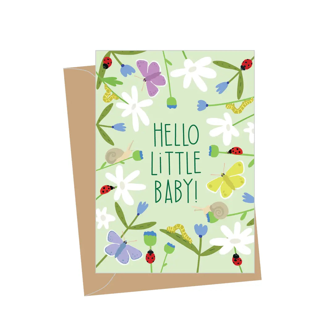 Hello Little Baby Card