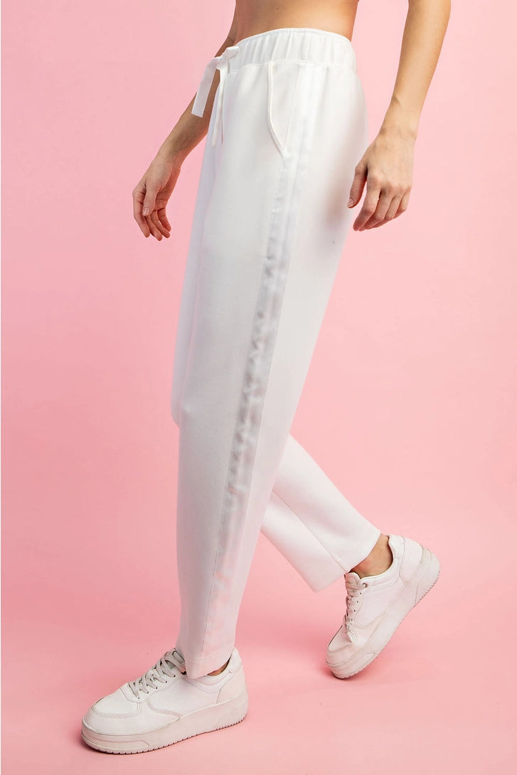 Satin Detail Jogger ~SALE $21.60~