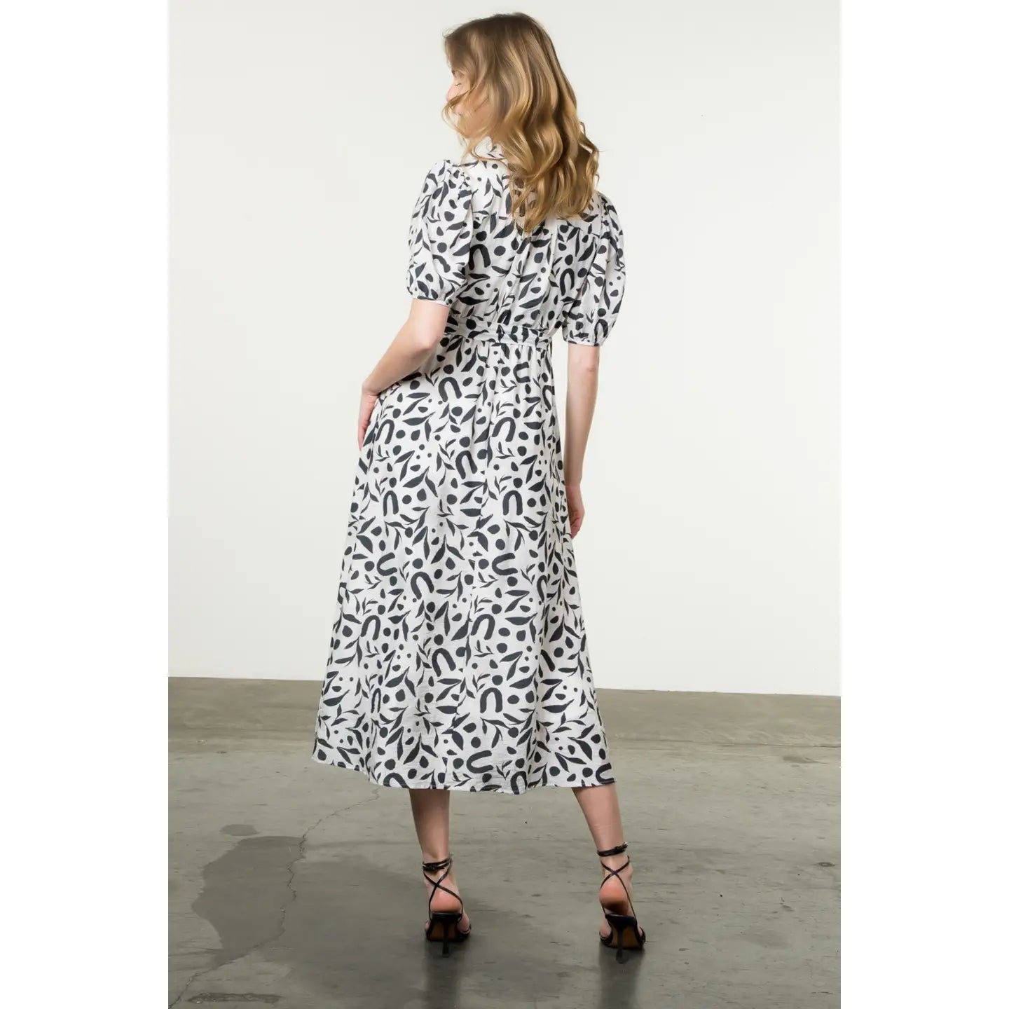 Laney Printed Midi Dress