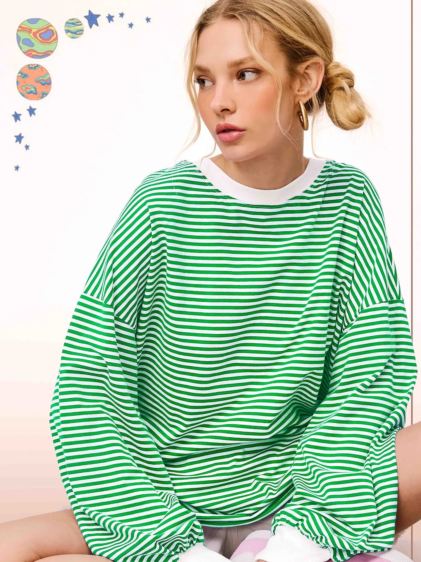 Miley Striped Pullover