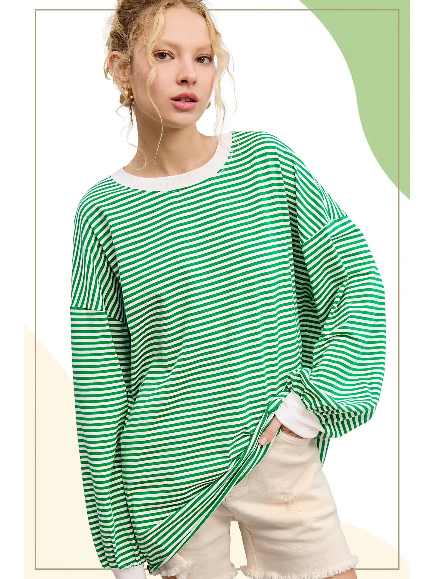 Miley Striped Pullover