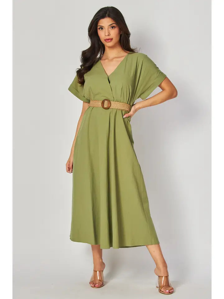 Belted Maxi Dress ~SALE $31.20~