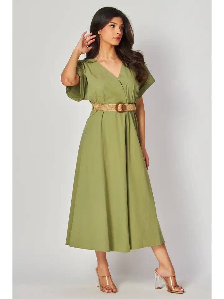 Belted Maxi Dress ~SALE $31.20~