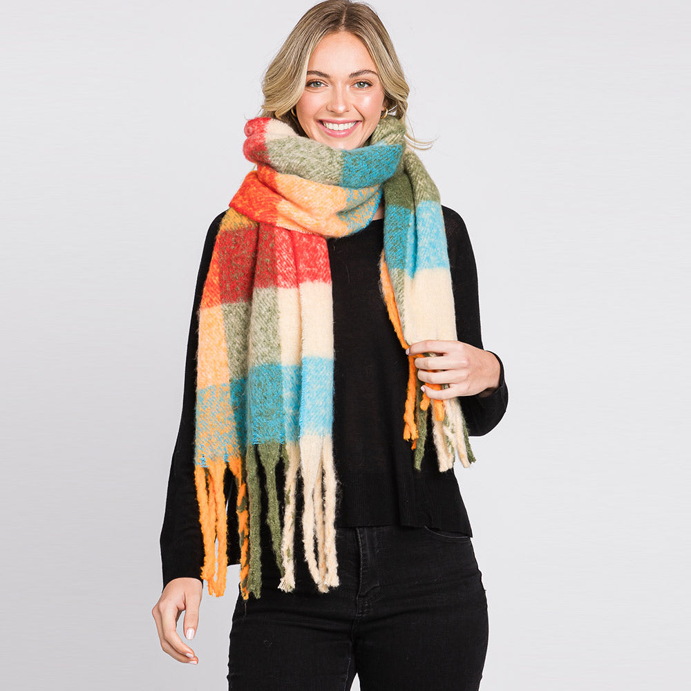 Plaid Oversized Scarf (More Colors)